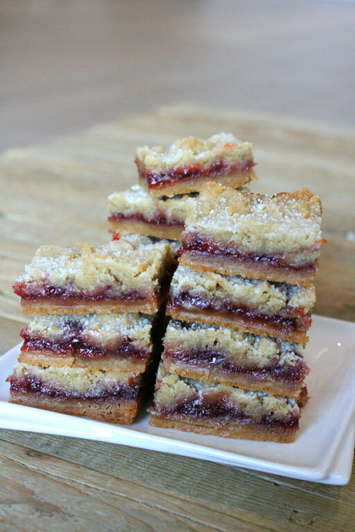 Raspberry Shortbread Bars RecipeBoy