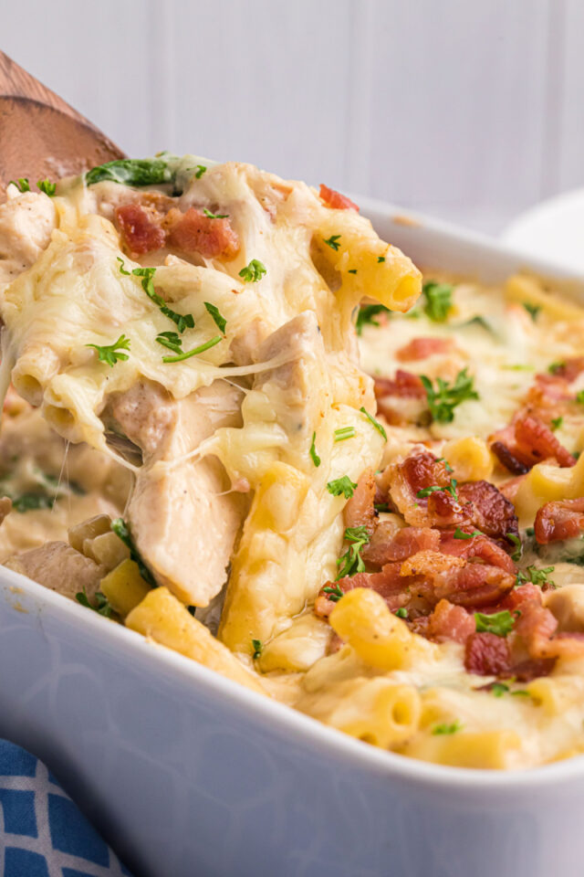 Creamy Tuscan Chicken Pasta Bake Recipeboy