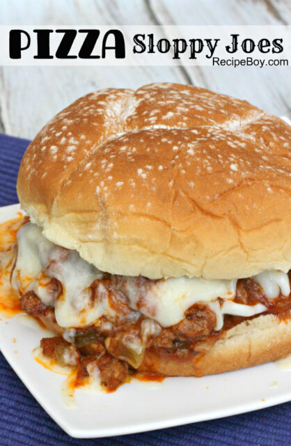 Pizza Sloppy Joes - Recipe Bpy