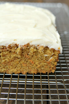 Carrot Loaf Cake with Cream Cheese Frosting - Recipe Boy