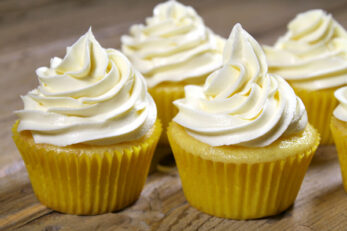 Lemon Cupcakes with Lemon Buttercream - Recipe Boy