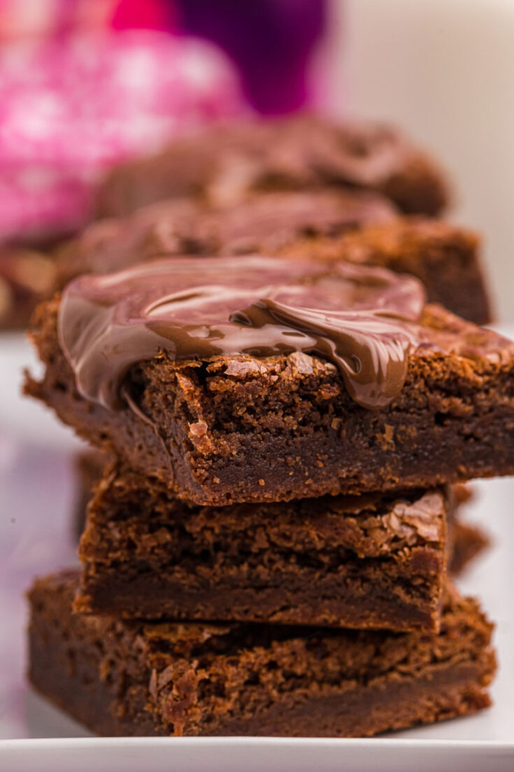 Nutella Brownies - Recipe Boy