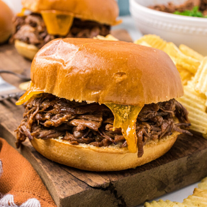 Tex Mex Shredded Beef Sandwiches - Recipe Boy