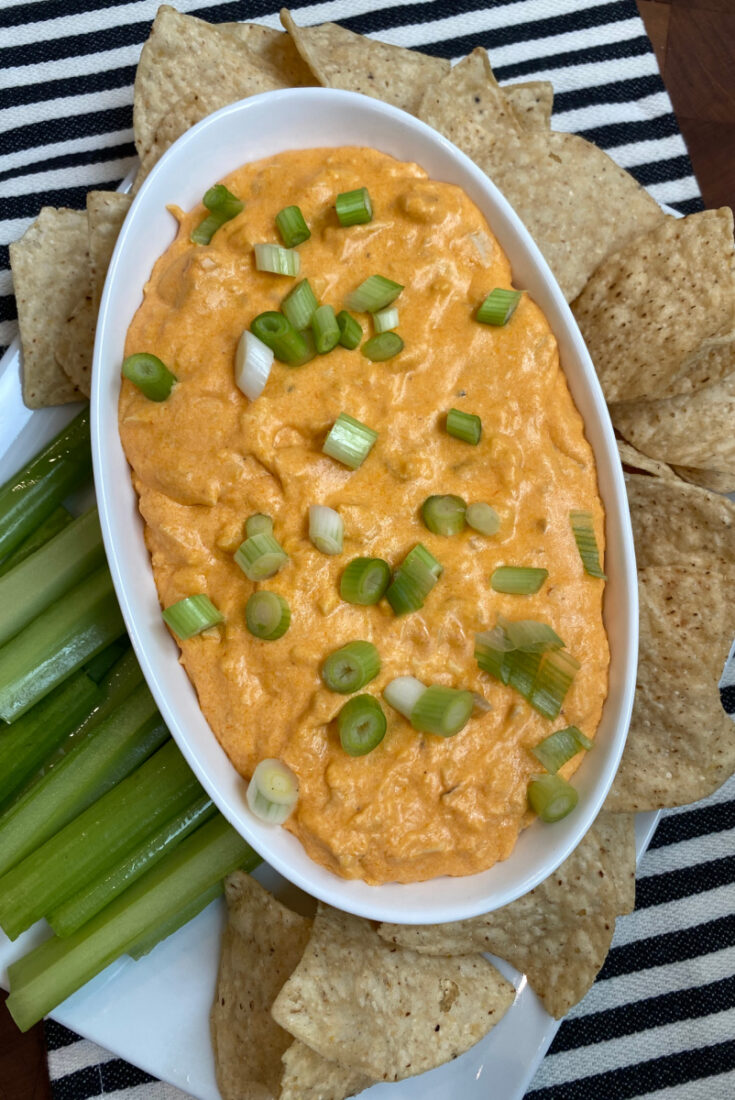 Easy Buffalo Chicken Dip - Recipe Boy