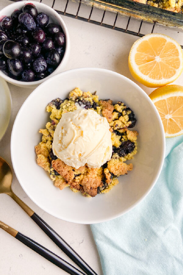 3 Ingredient Blueberry Cobbler - Recipe Boy