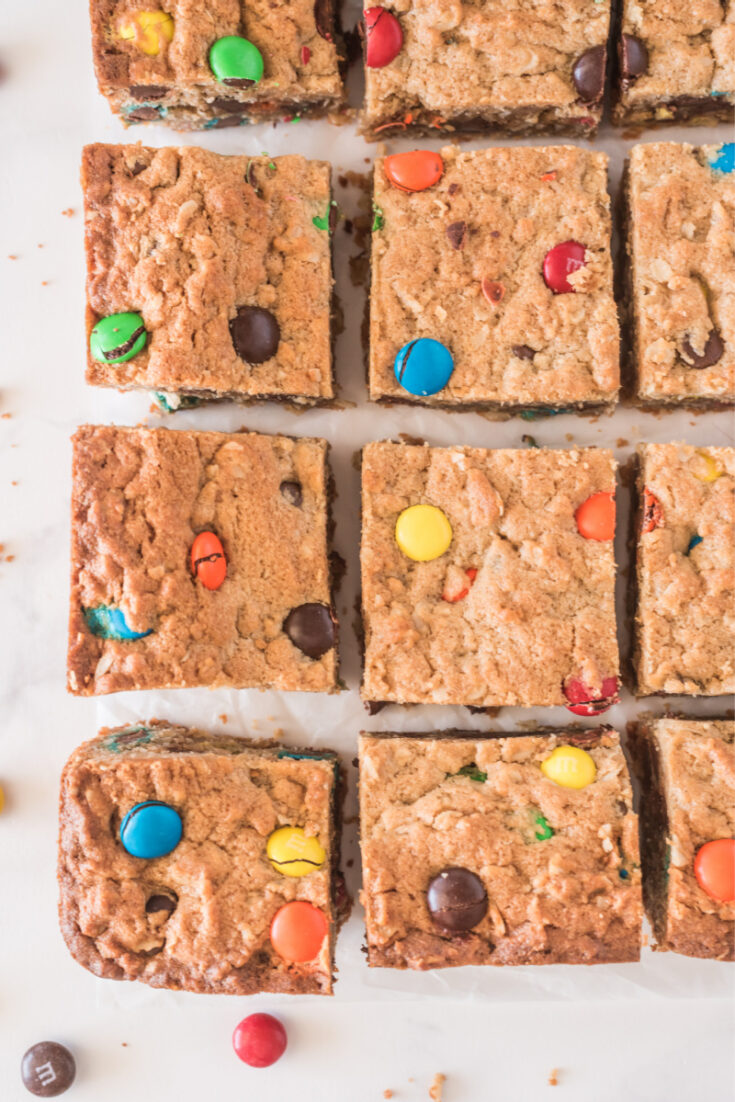 Easy Monster Cookie Bars - Recipe Boy