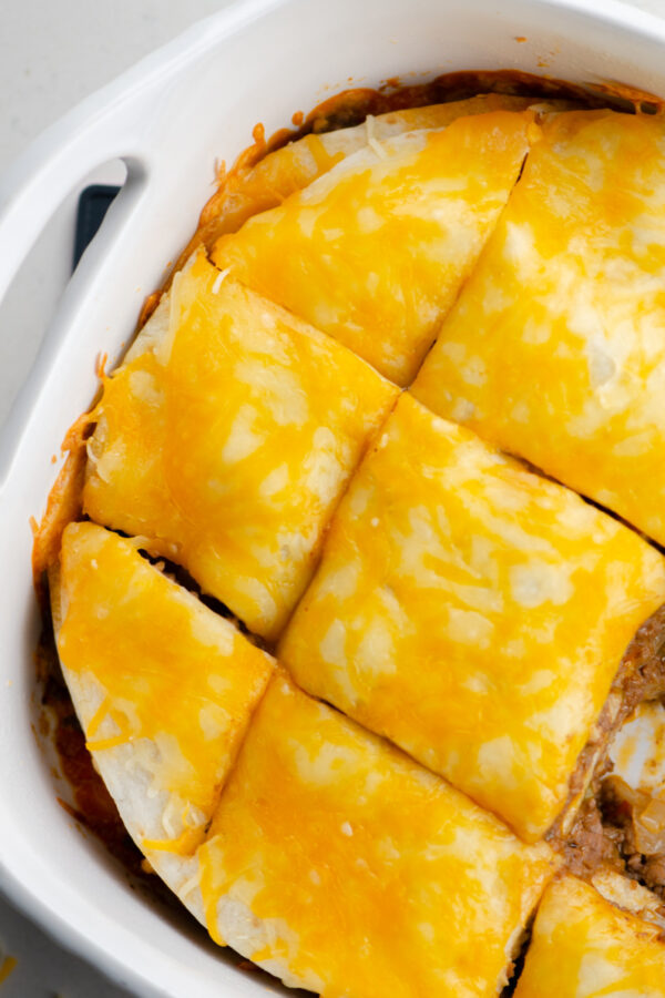 Easy Tortilla Casserole Recipe Boy   Easy Tortilla Casserole 3 600x900 