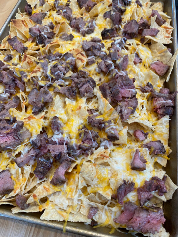 Sheet Pan Steak Nachos - Recipe Boy