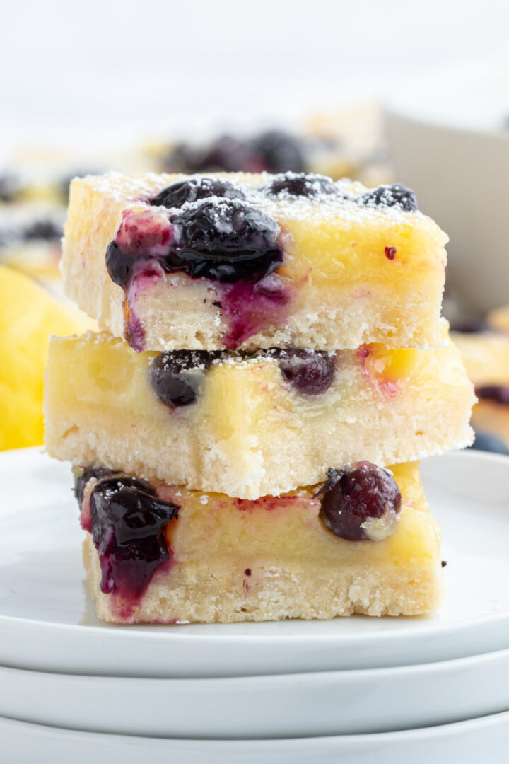 Lemon Blueberry Bars - RecipeBoy