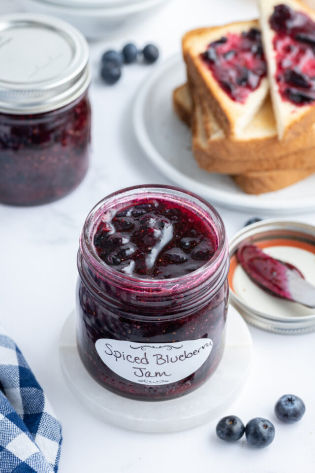 Spiced Blueberry Freezer Jam Recipe Boy