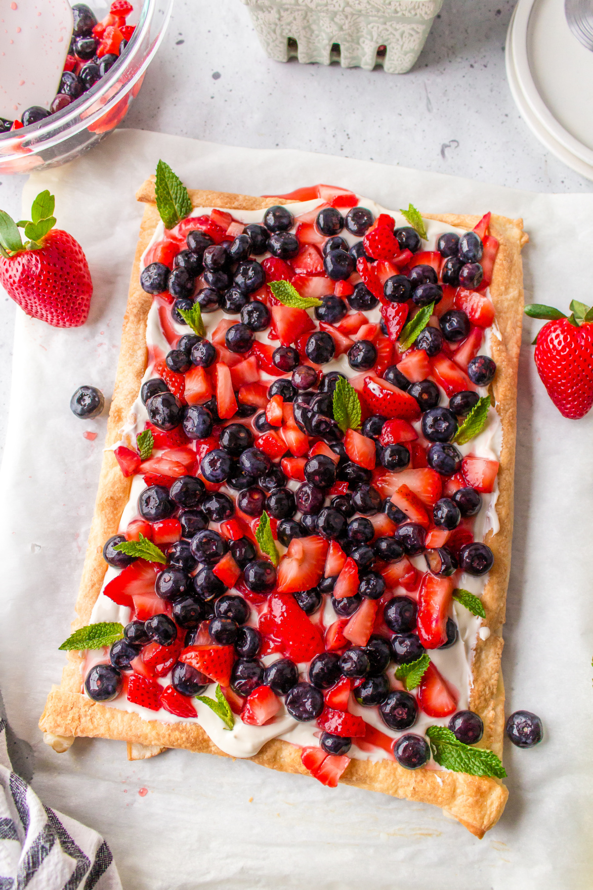 berry cheesecake tart