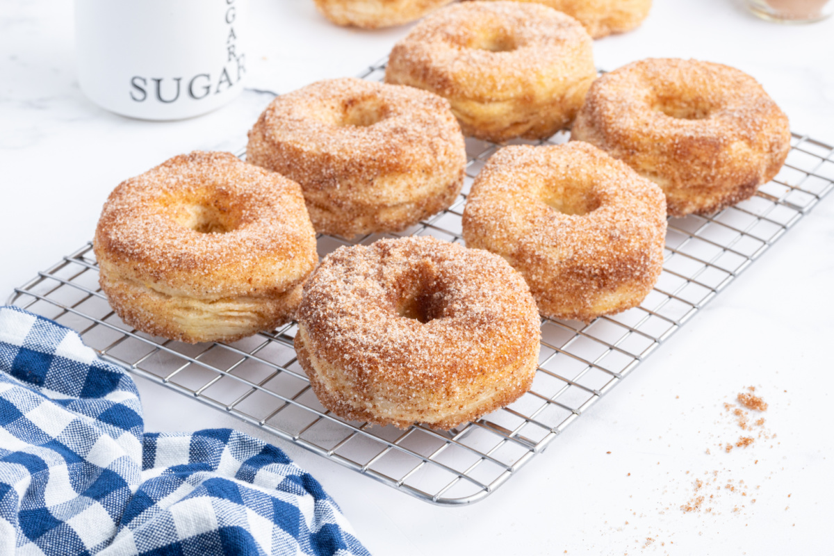 Air Fryer Canned Biscuit Donuts