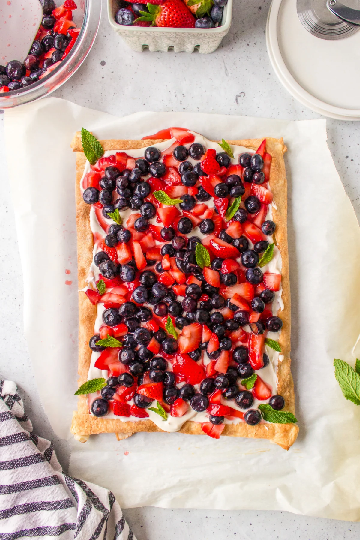 berry cheesecake tart