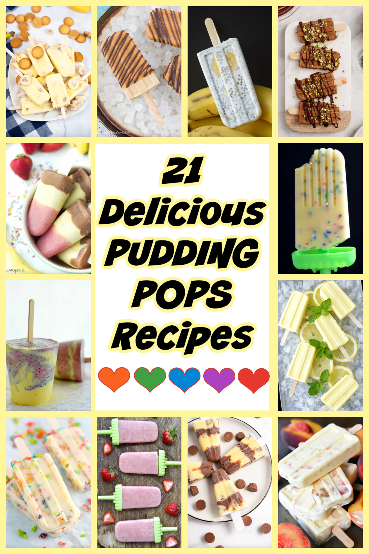 pudding pops collage