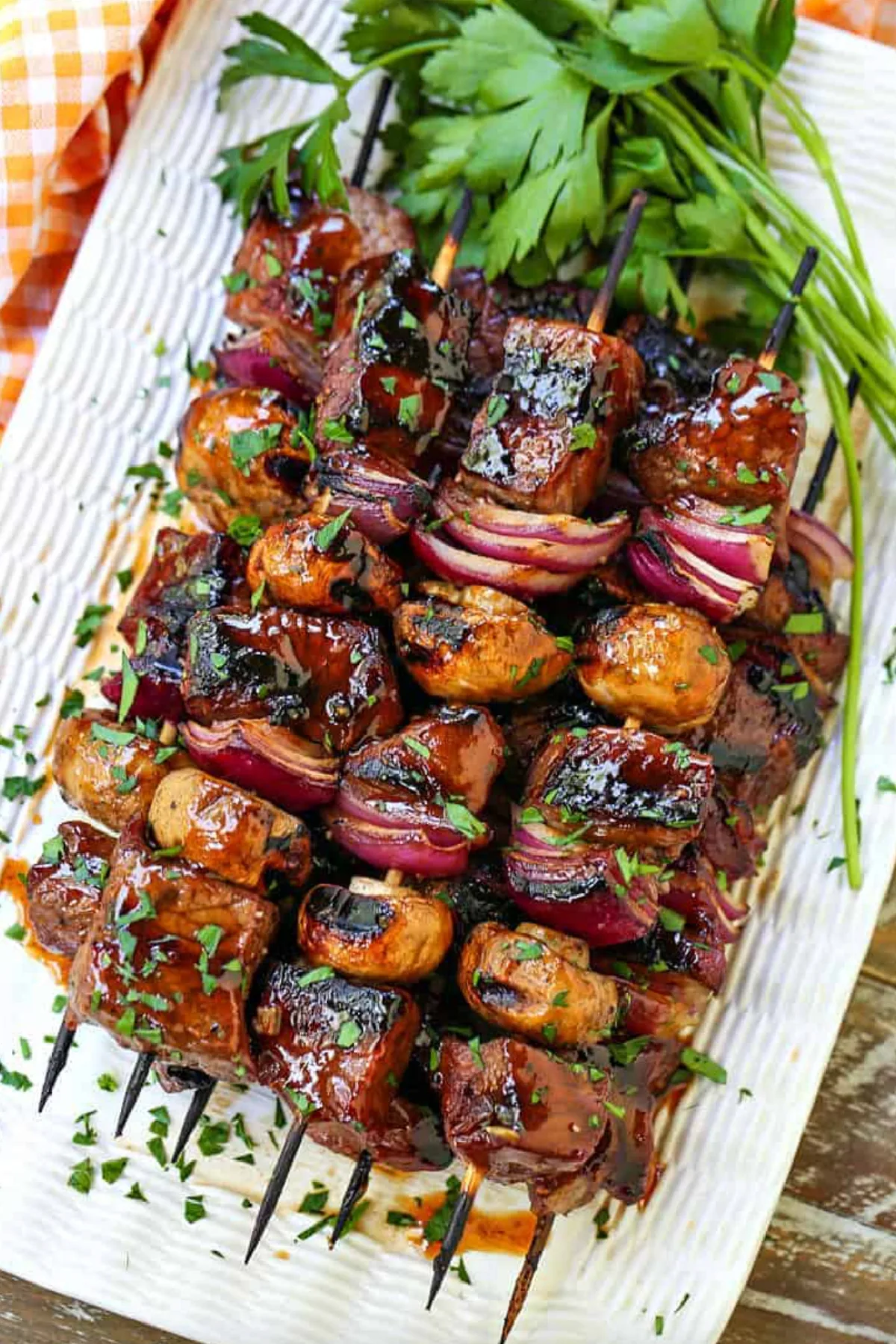 Bourbon Steak Kebabs