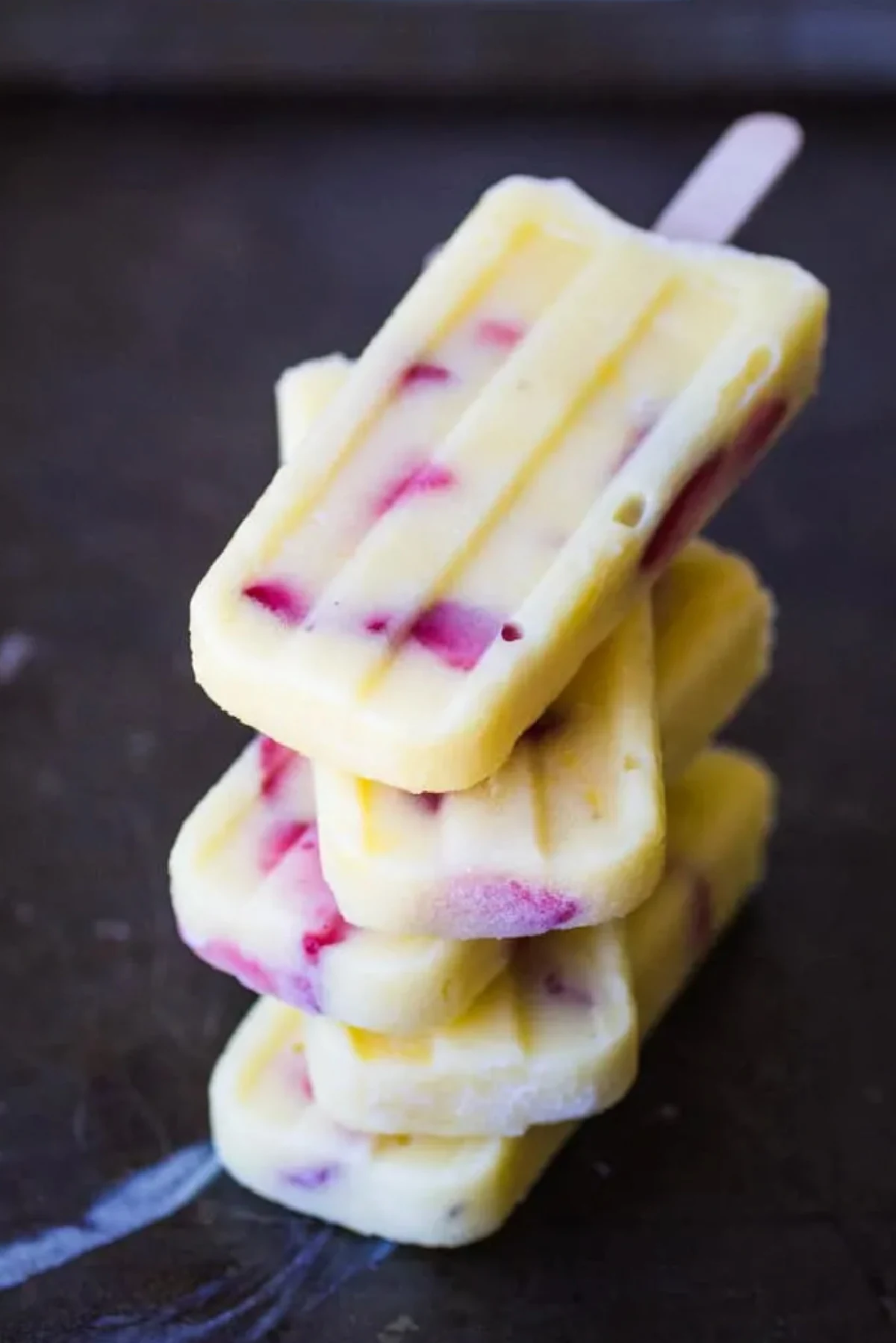 stacked tropical pudding pops
