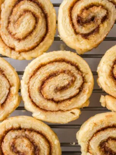 pie crust cinnamon roll cookies