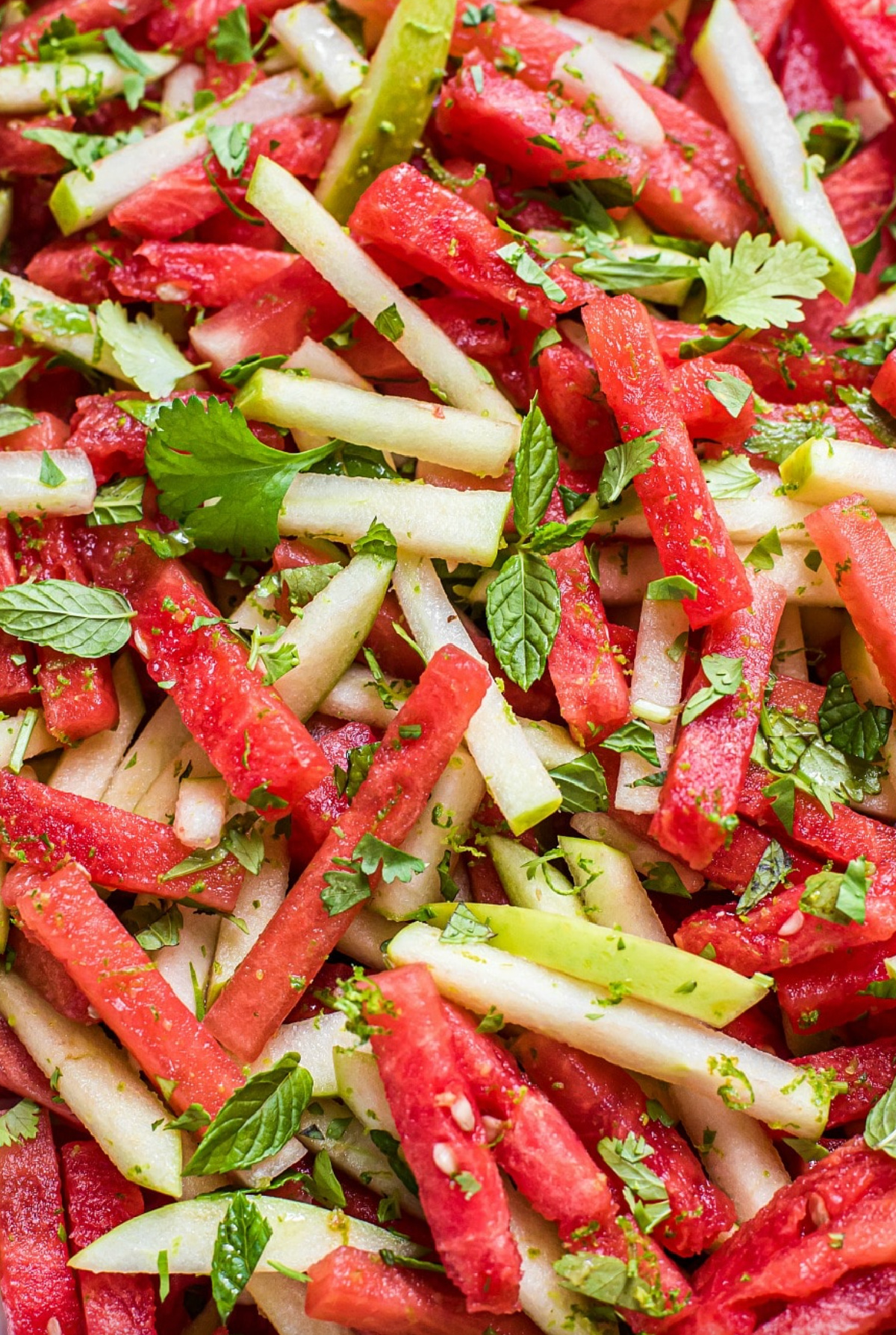 watermelon apple salad