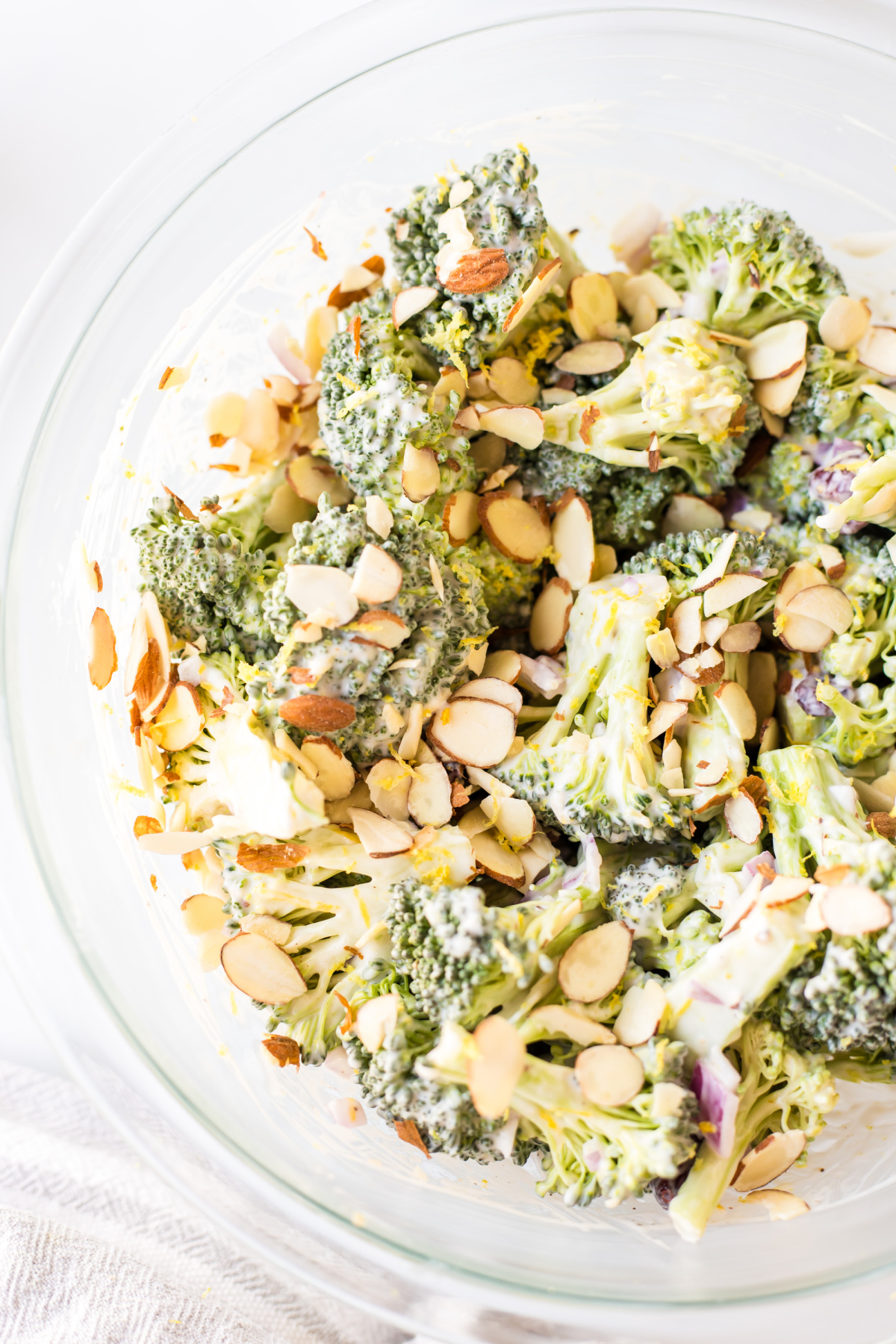 Broccoli Crunch Salad in a bowl